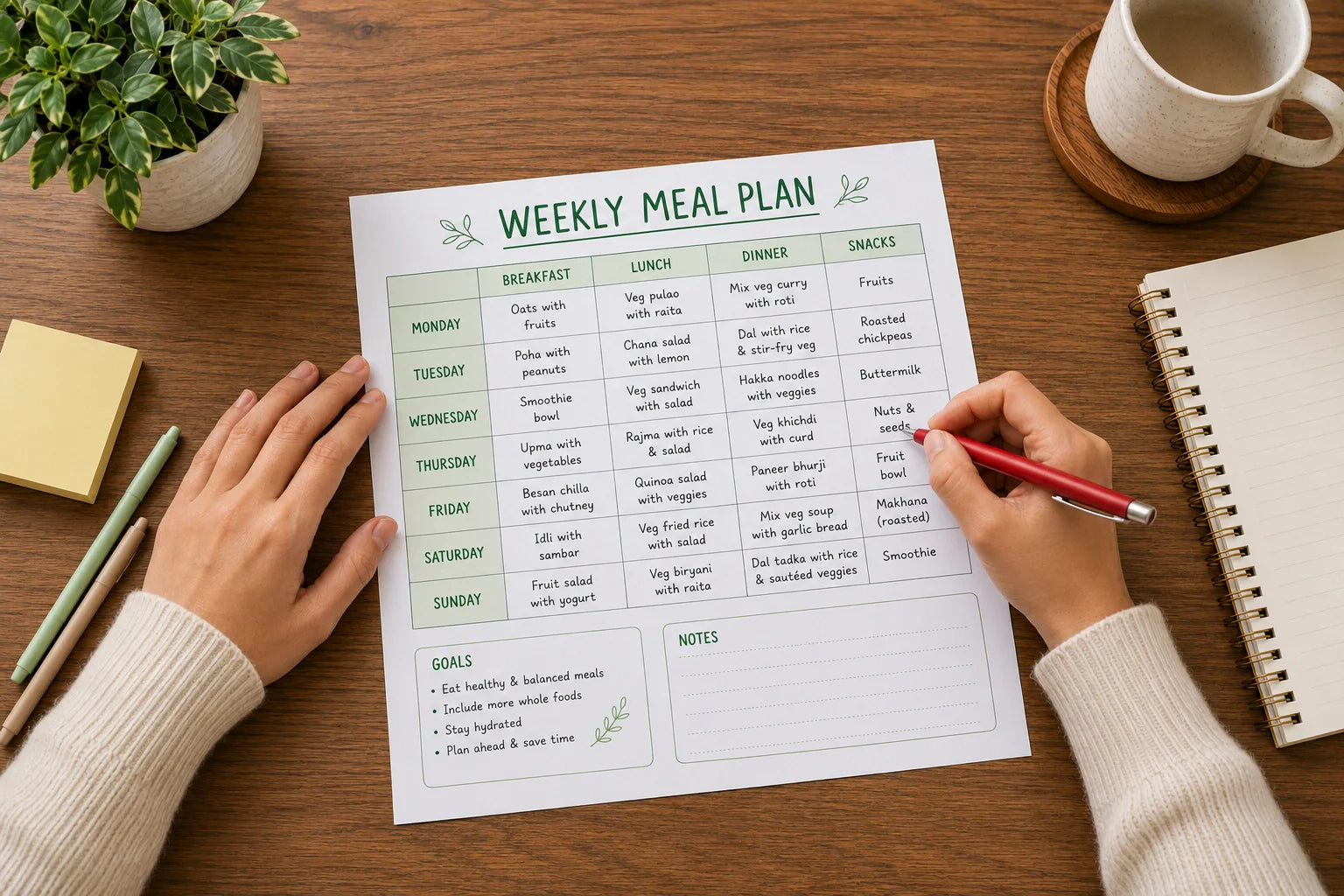 High-Protein Weekly Meal Plan for the Busy Working Indian, Without Burning Your Wallet