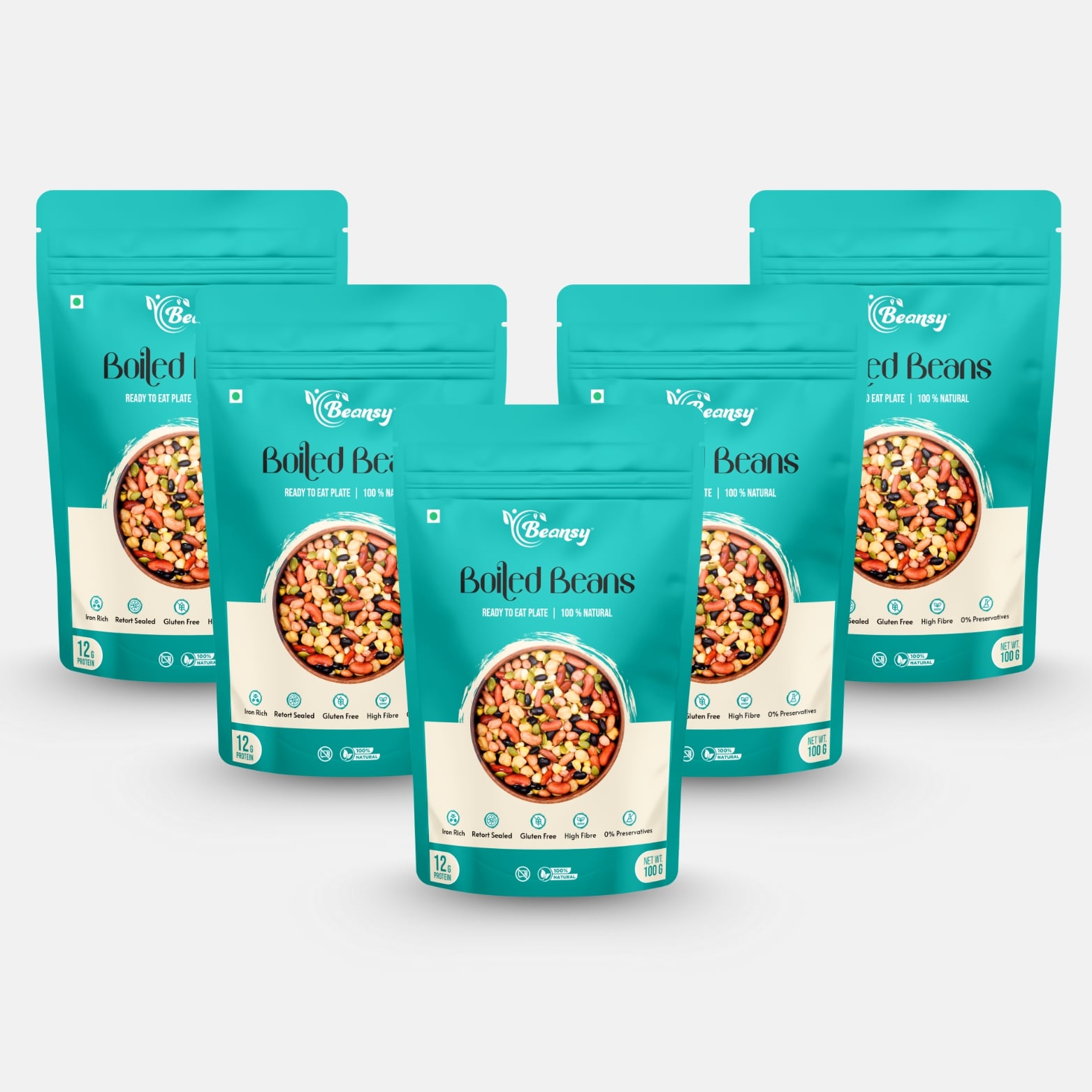Mix Boiled Beans (100 gm) x Pack of 5