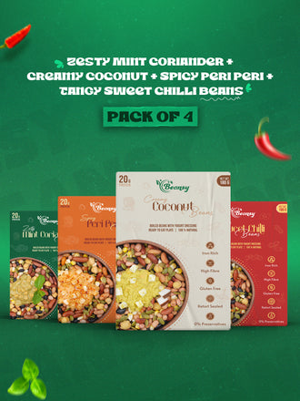 Beansy Foods ready-to-eat meal pouch
