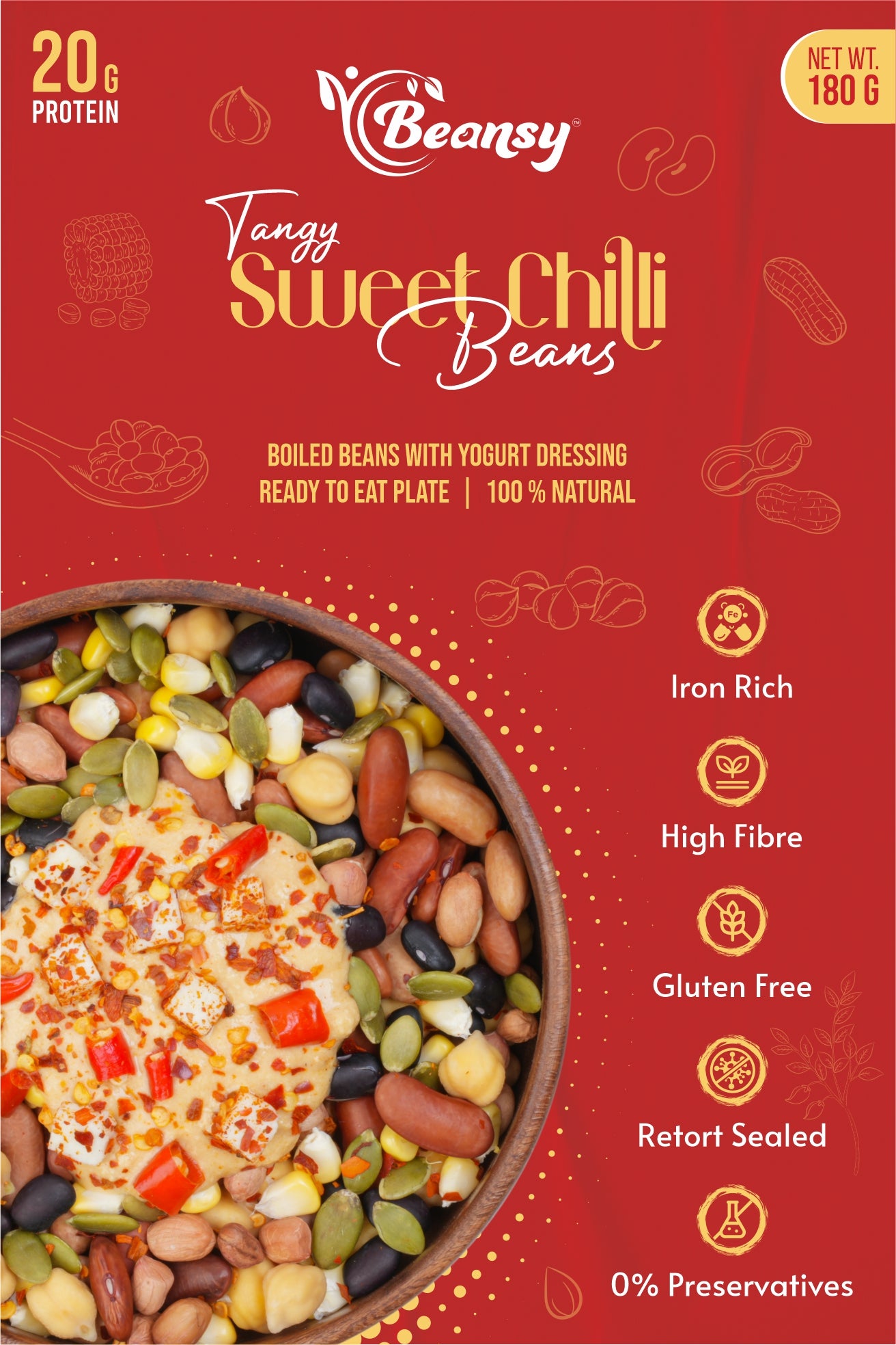 Tangy Sweet Chilli Beans