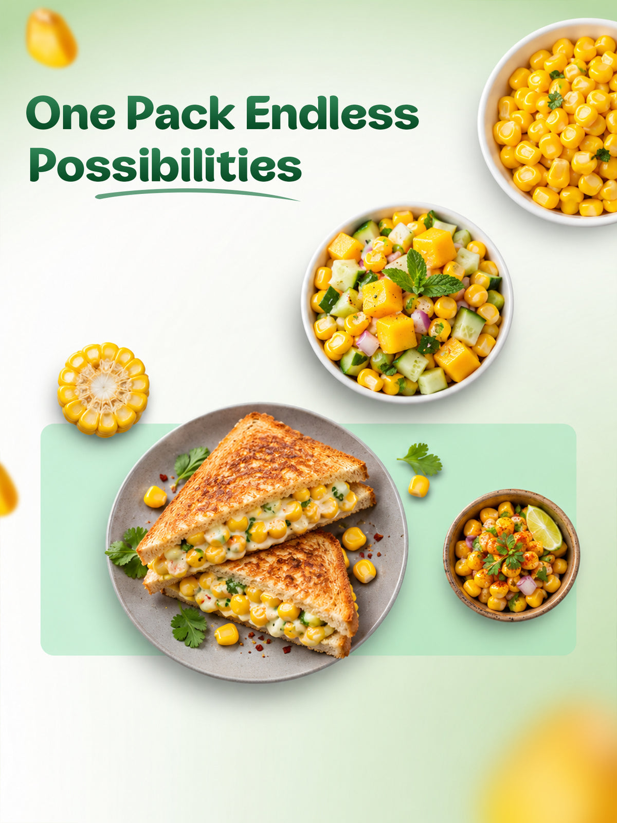 Cooked Sweet Corn 1
