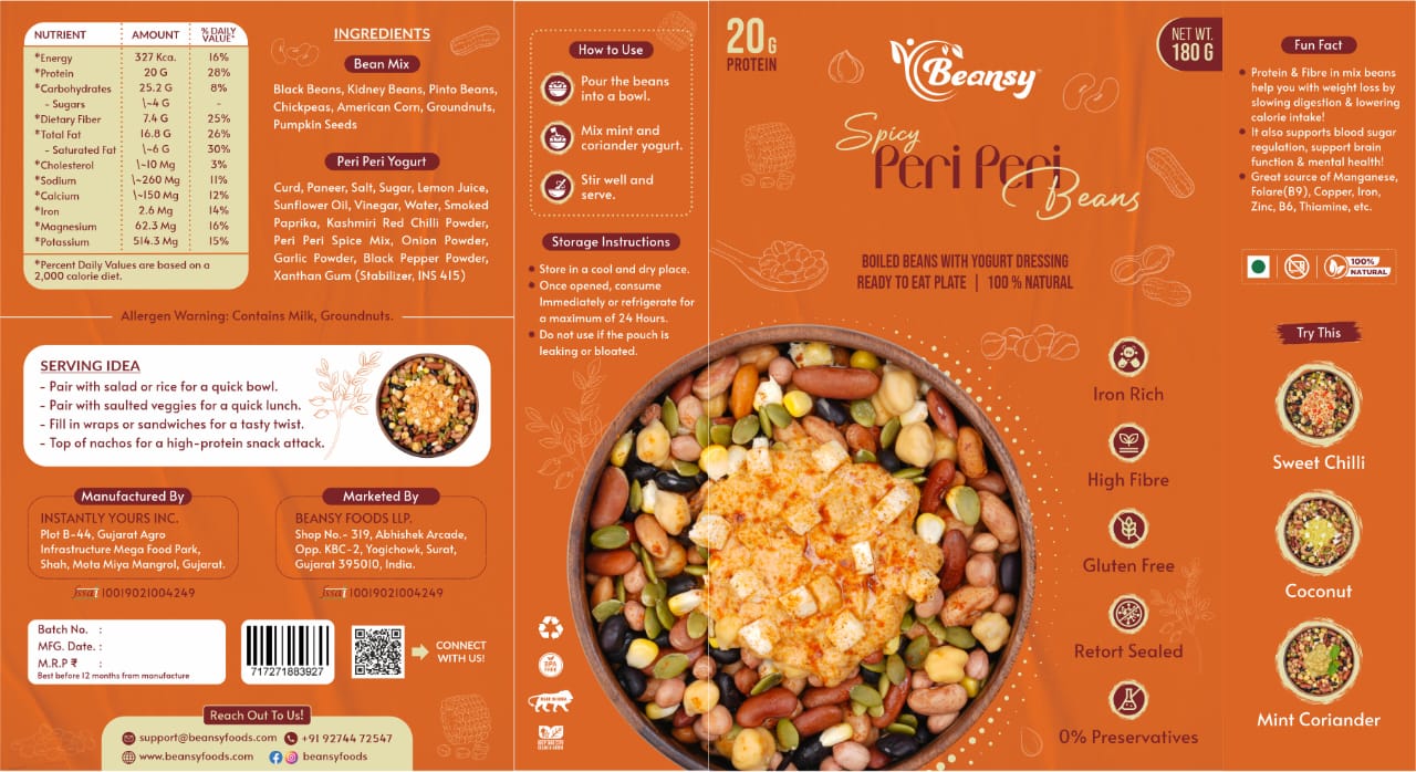 Spicy Peri Peri Beans
