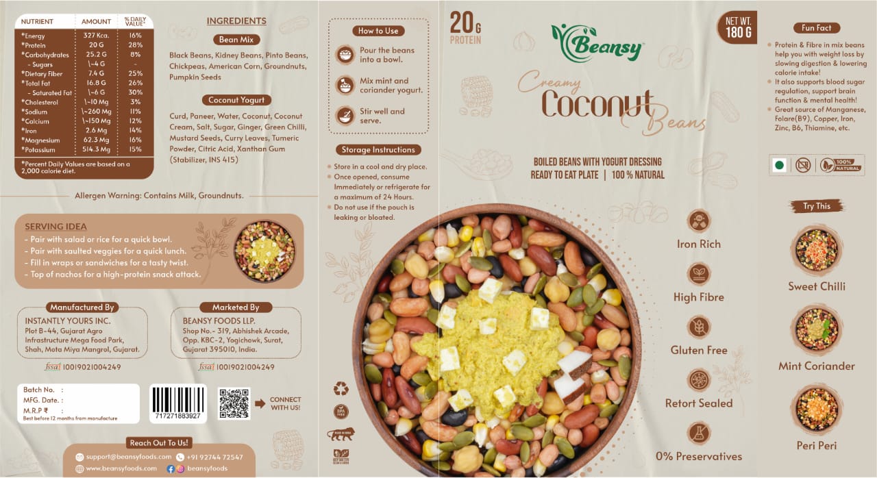 Creamy Coconut Beans
