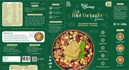 Zesty Mint Coriander Beans