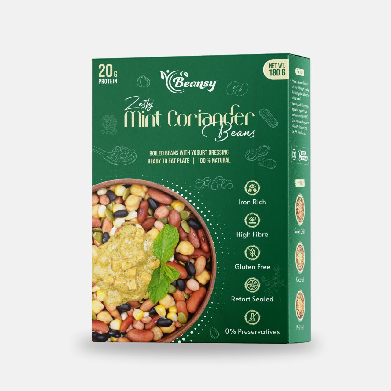Zesty Mint Coriander Beans