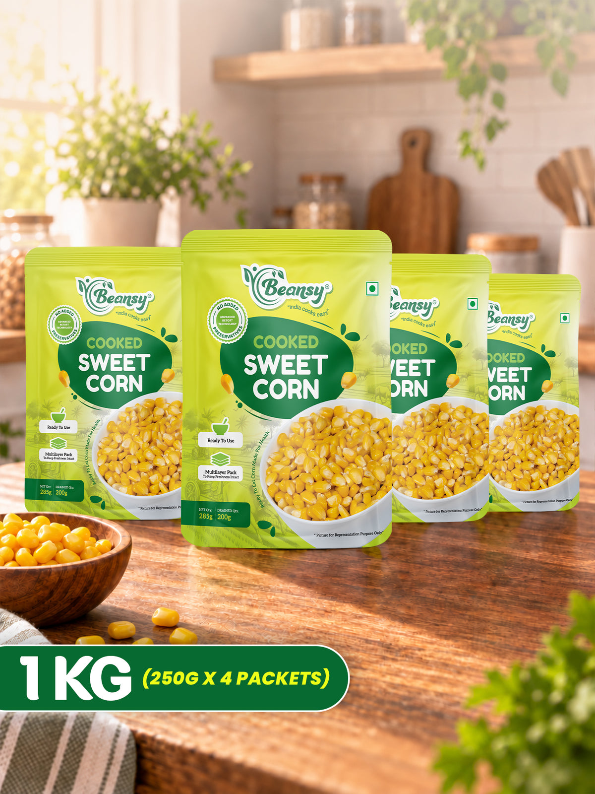 Cooked Sweet Corn 1