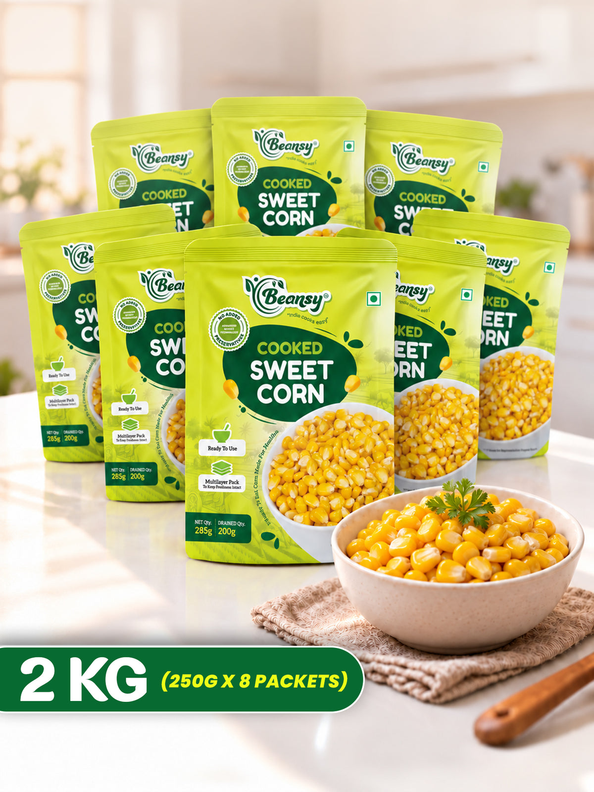 Cooked Sweet Corn 1