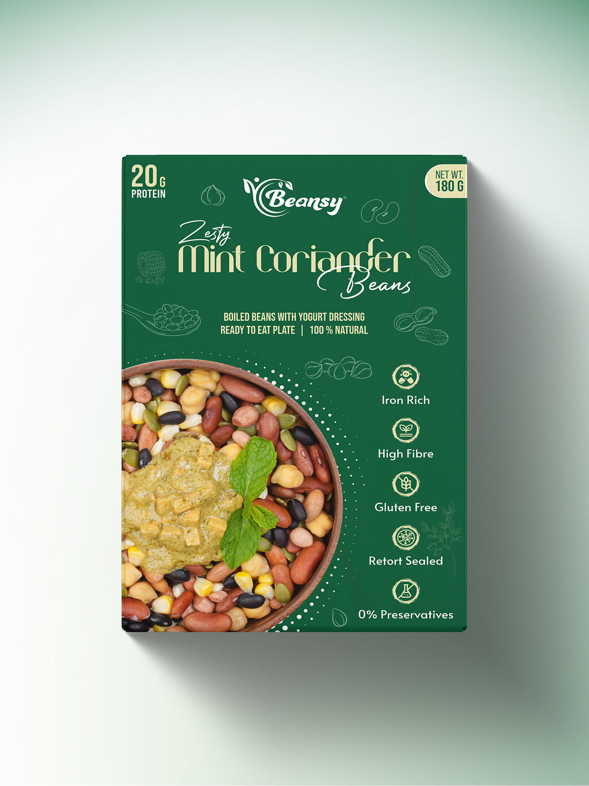 Zesty Mint Coriander Beans