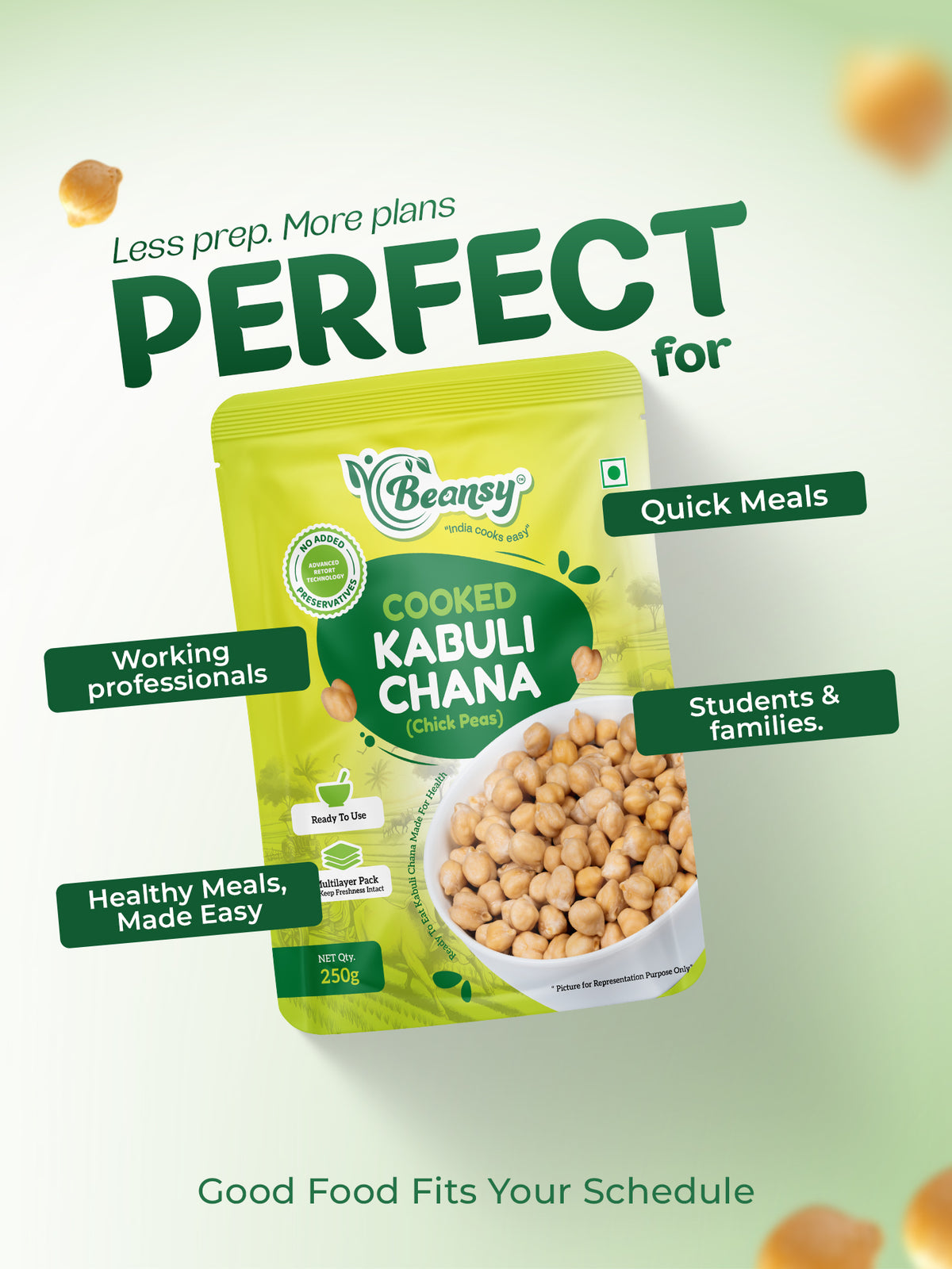 Cooked Kabuli Chana