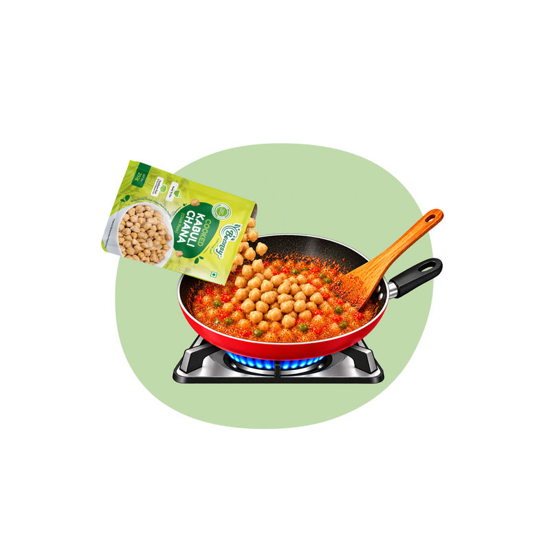 Cooked Kabuli Chana - Step 3