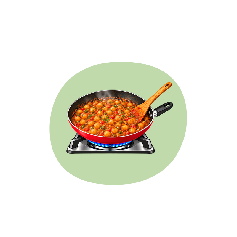 Cooked Kabuli Chana - Step 4